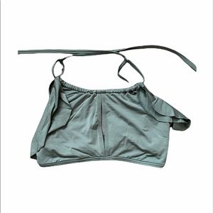 Carmen Marc Valvo Swim Top | Olive | Size S